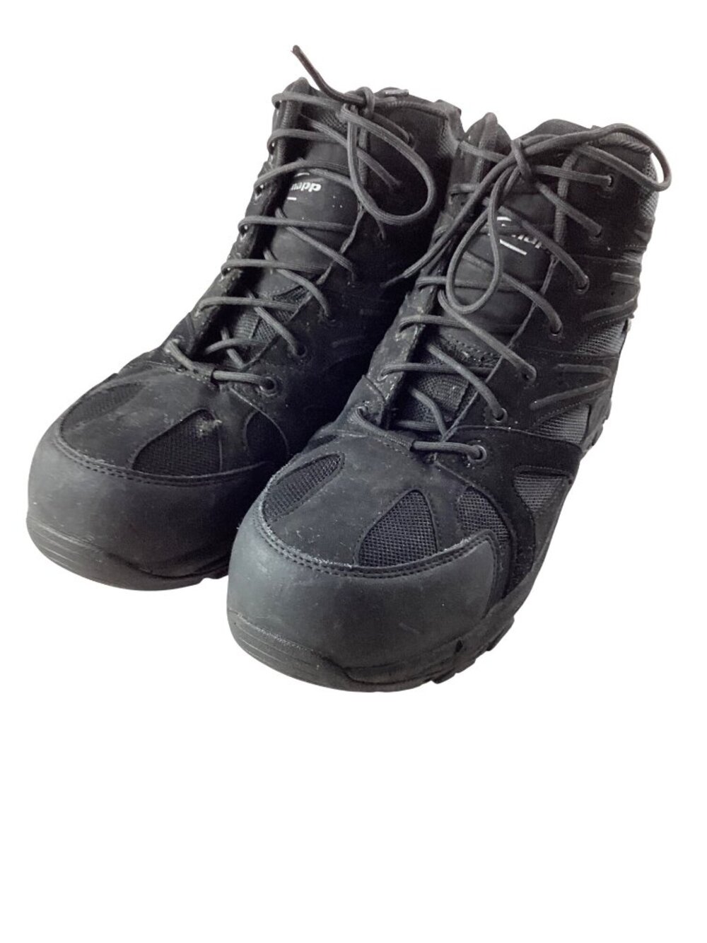 Knapp Black Waterproof  Work Boots*Reinforced Steel Toe* Mesh Panels*Mens 12